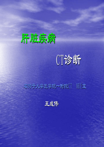 CT肝胆疾病