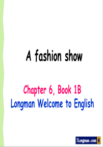 LWTE 1B Chapter 6 A fashion show 2