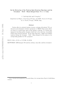 On the Extraction of the Neutron Spin Structure Fu
