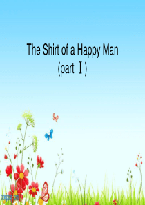 The shirt of a happy man