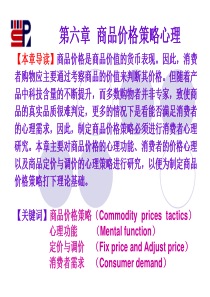 第6章 商品价格策略心理