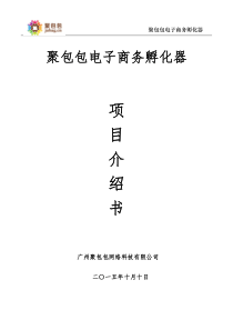 电子商务孵化器项目