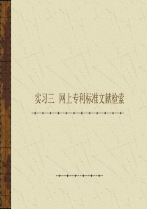 网上专利标准文献检索