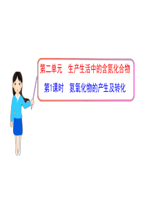 厚中-氮氧化合物的产生及转化