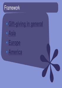 Giftgiving国际商务礼仪