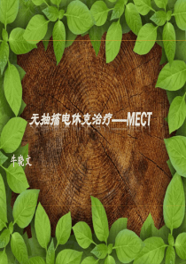 无抽搐电休克治疗