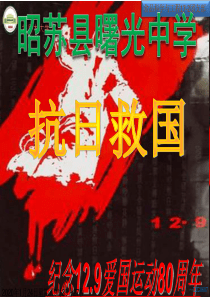一二九团日活动