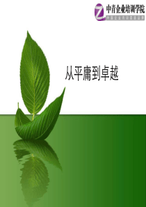 从平庸到卓越――中青企培