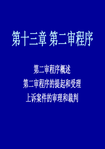 第十三章第二审程.