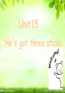 剑桥少英语预备级下unit15课件