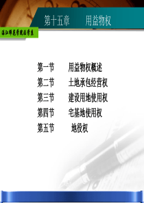 第15章-用益物权