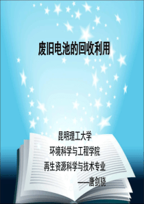 唐剑骁 废旧电池的回收利用