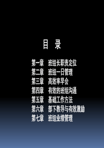 内部专用班组长培训课件