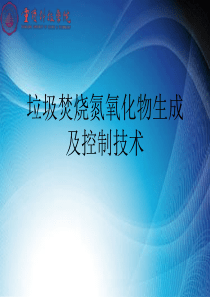 垃圾焚烧氮氧化物生成与控制技术