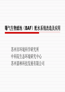 曝气生物滤池BAF配水系统改造及应用