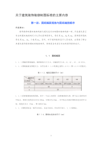 关于建筑装饰装修制图标准的主要内容