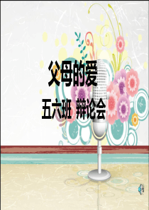 父母的爱辩论赛