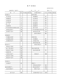 民办非企业单位会计报表