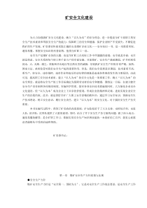 矿安全文化建设(1)
