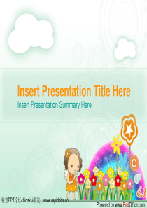 红旗2000欧美商务风PPT模板