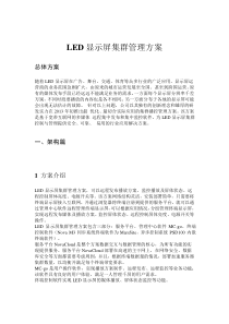 LED显示屏集群控制方案