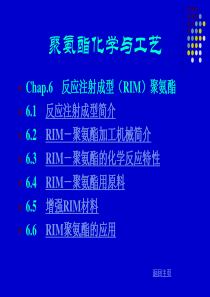 聚氨酯化学与工艺14反应注射成型