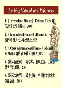 第一讲  国际收支平衡