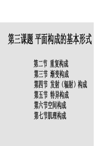平面设计构成形式――重复、渐变