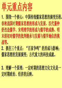 历史岳麓版必修三第一单元复习课件