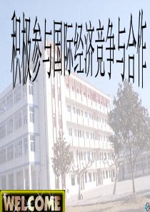 高一政治积极参与国际经济竞争与合作3