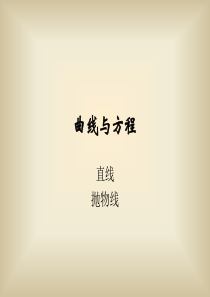 曲线与方程ppt