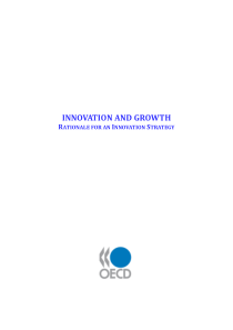 INNOVATION AND GROWTH RATIONALE FOR AN INNOVATION 