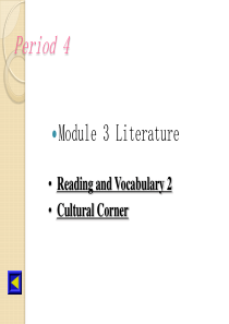 英语：选修7-module3-literature-period-4课件(外研版)