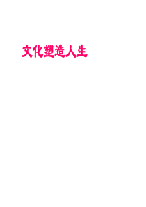 高中政治 必修3 文化生活：1.2.2 文化塑造人生49ppt课件44
