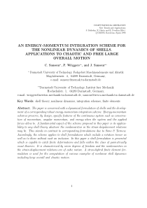 AN ENERGY-MOMENTUM INTEGRATION SCHEME FOR THE NONL