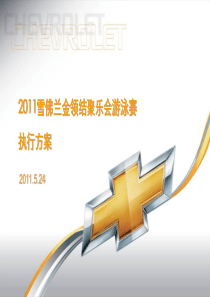 雪佛兰游泳赛执行方案