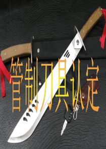 管制刀具认定