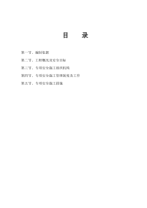 安全专项方案