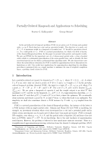 on N. Each item has a size and an associated weigh