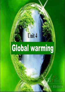 英语：选修6_Unit4_Global_warming-Warming_up&Reading课件(新