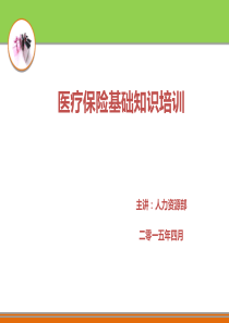 医疗保险基础知识内容PPT