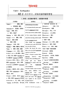 2016-2017新课标三维人教英语总复习    人教 必修一 Unit 4