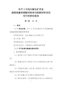 鑫山矿业有限公司项目可行性研究报告