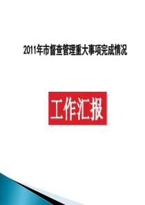 完成情况汇报ppt模板