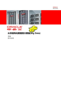 从非结构化数据到大数据(BigData)整体解决方案
