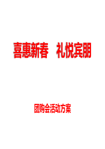 新春团购会方案