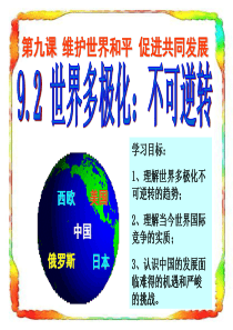 世界多极化：不可逆转20150506