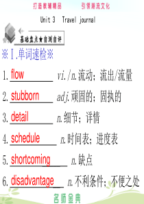 名师金典 一轮复习 必修1Unit3 课件