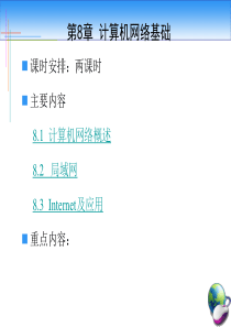 第八章 计算机网络基础知识