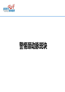 68警惕颈动脉斑块